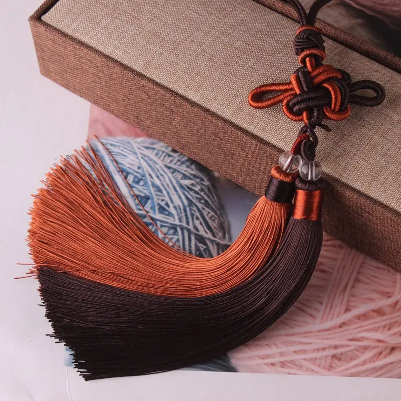 Смешанные цвета китайские узлы льда шелковые кисточки для DIY ювелирных изделий занавеска для дома Швейные аксессуары Автомобильный ключ сумка Подвеска для изготовления кисточкой