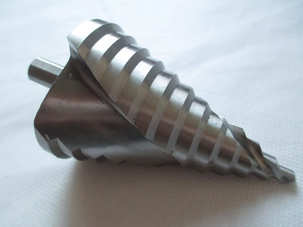 

6-60mm Spiral Groove Step Drill Bit Reamer Reaming Drilling Hole Cut Twist Drill For Iron/Steel Plate/PV Plate/Insulation Board