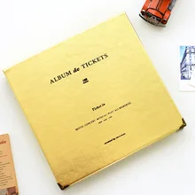 Женская книга интерлистный альбом Вмещает 100 шт. билетов