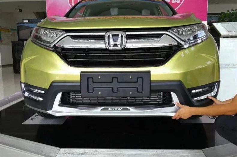 Авто бампер для Honda CR V CRV 2017 2018 Высокое качество ABS защитная пластина передние +