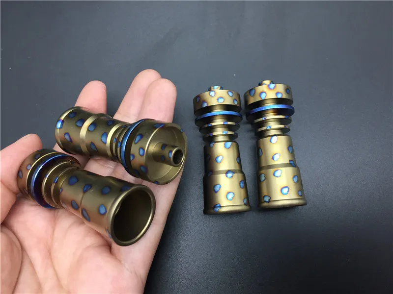 Domeless GR2 Красочные Титановые ногти оба 14 мм 18 женские соединения титановые | Дом и