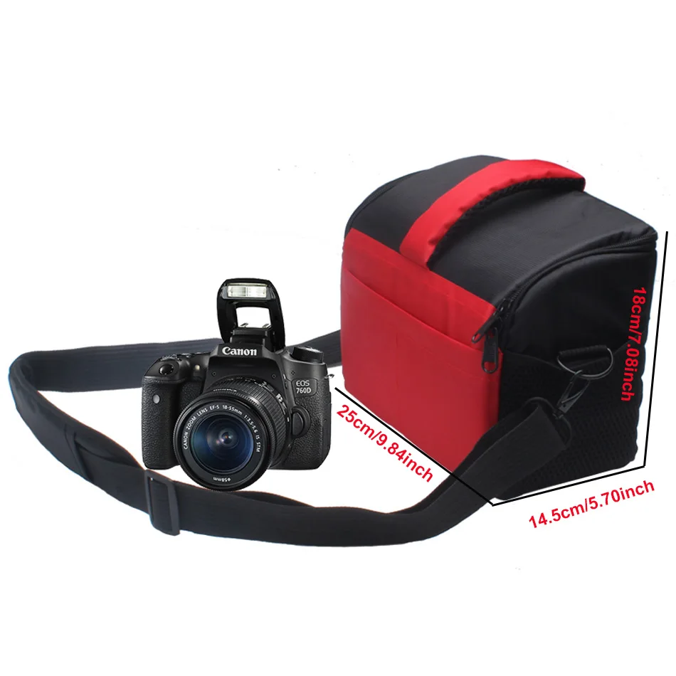 Новый DSLR камера сумка чехол для Canon EOS 600D 650D 750D 760D 700D 5D 6D2 60D 70D 7D2 5DS 5D2 5D3 5D4 1300D 1000D 1100D
