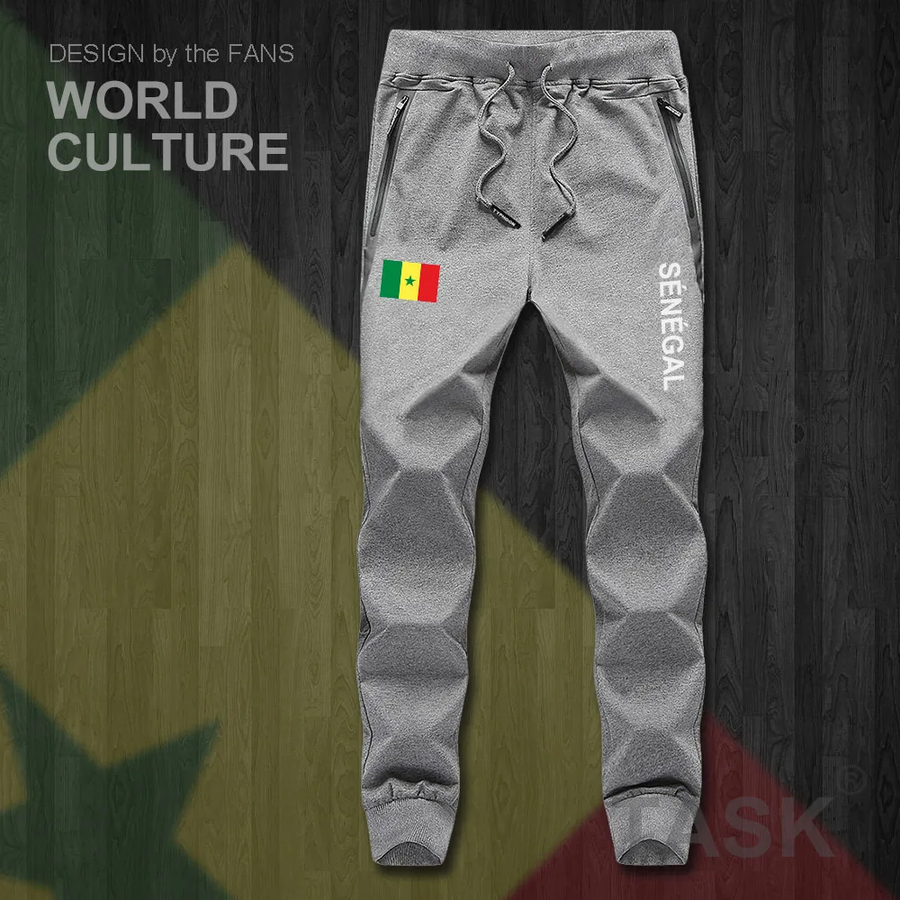 Senegal SEN africa Senegalese mens pants joggers jumpsuit sweatpants track sweat fitness fleece tactical casual nation country | Мужская