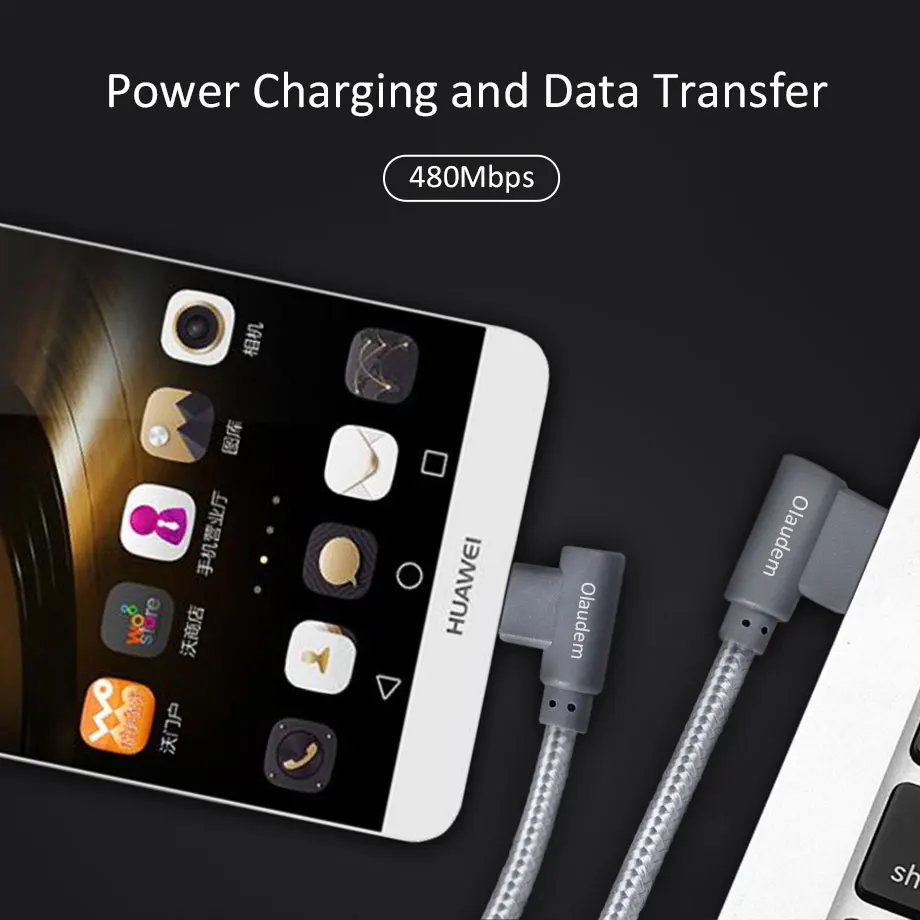 Шейные скобки... мобильного телефона кабель Тип usb C кабели 90 градусов быстрой