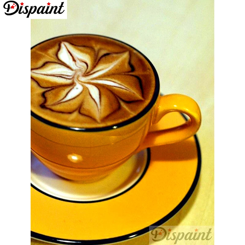 Алмазная 5D картина «кофейный пейзаж», «сделай сам», вышивка крестиком, полноразмерная мозаика, домашний декор, A12012