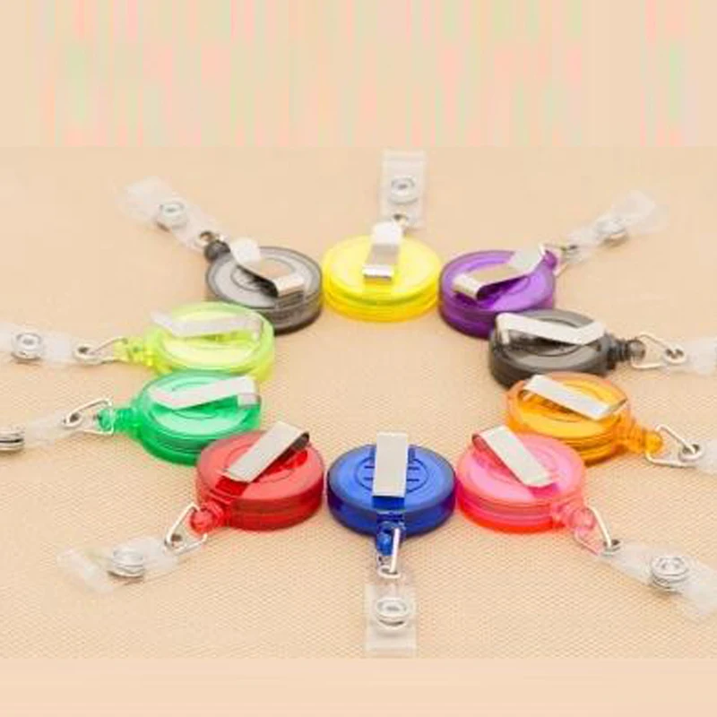 Выдвижная идентификационная карта со смайликом 20 шт. зажим для