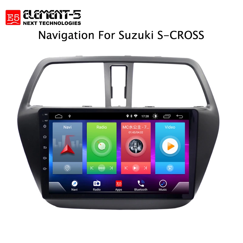 Полный сенсорный экран автомобиля Android 8,1 радио плеер для Suzuki SCROSS SX4 DSP gps навигация Видео Мультимедиа Встроенный Bluetooth