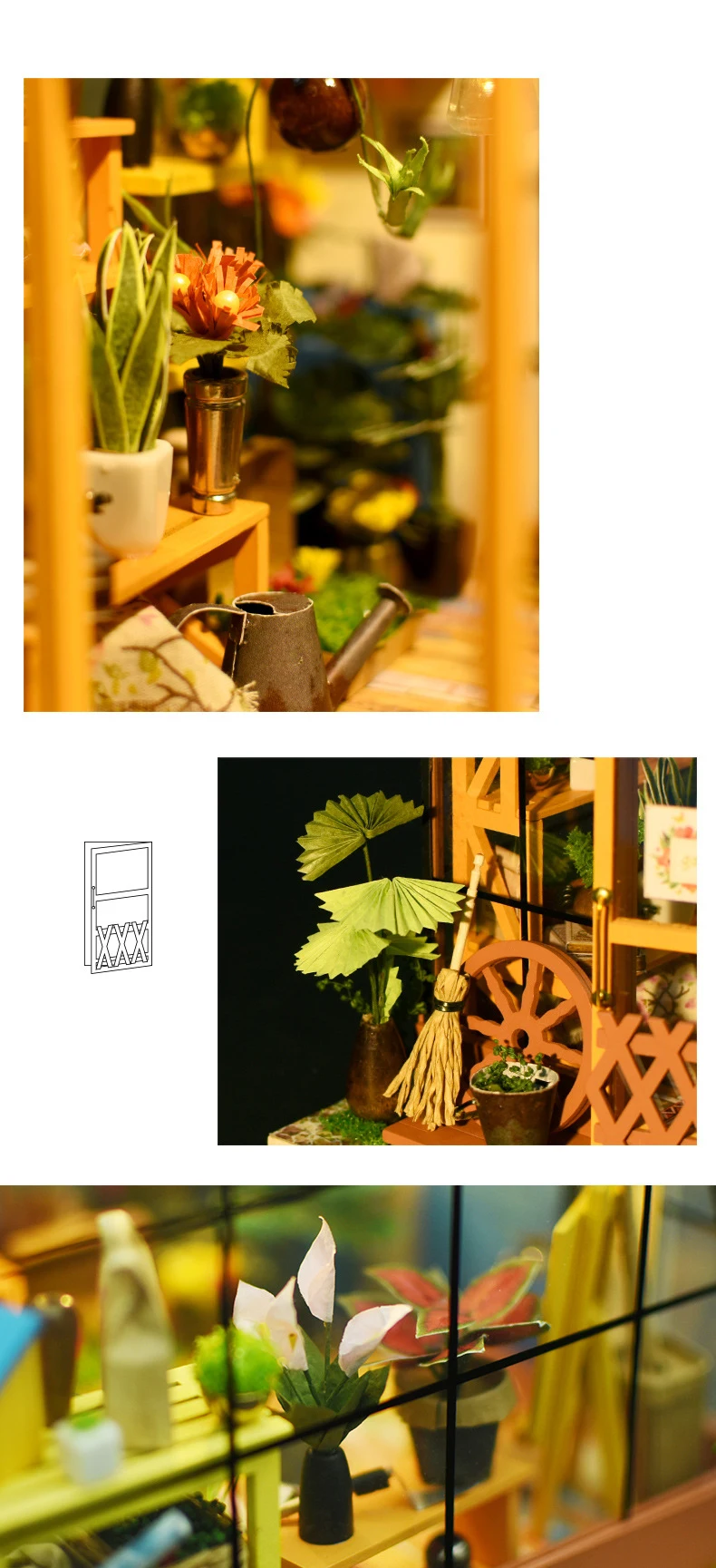 Robotime DIY Кукольный дом, игрушка, деревянный миниатюрный кукольный домик, миниатюрные кукольные домики, игрушки с мебели, светодиодный светильник, подарок на день рождения