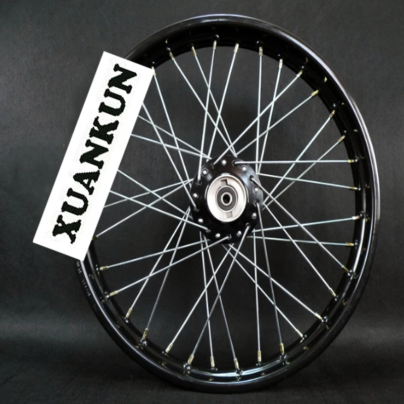 Ступица колеса мотоцикла XUANKUN переднее колесо 185 19 черное|motorcycle wheel hub|motorcycle front