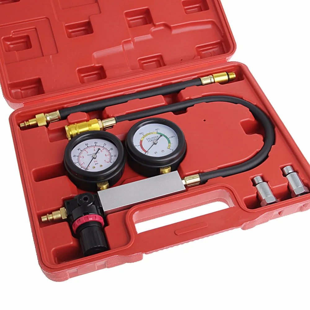 

Auto Cylinder Engine Leak Leakdown Tester Compression Gauge Diagnostic Detector for Car Cylinder Detector