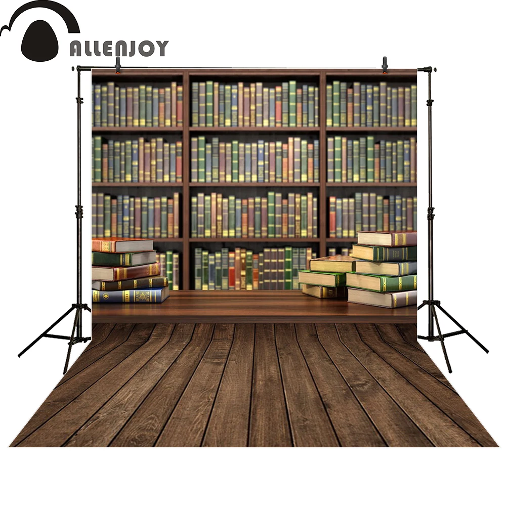 Allenjoy фон для фотосъемки книжные книги студентов детей новорожденных фотостудия