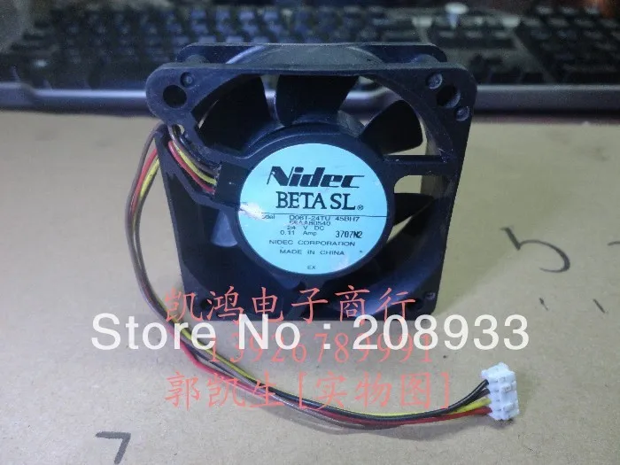 Для NIDEC 6 cm 6025 fan 24V 0.11A привод принтера с Φ 4 line ++ охлаждающий вентилятор|fan 24v|cooling fan24v