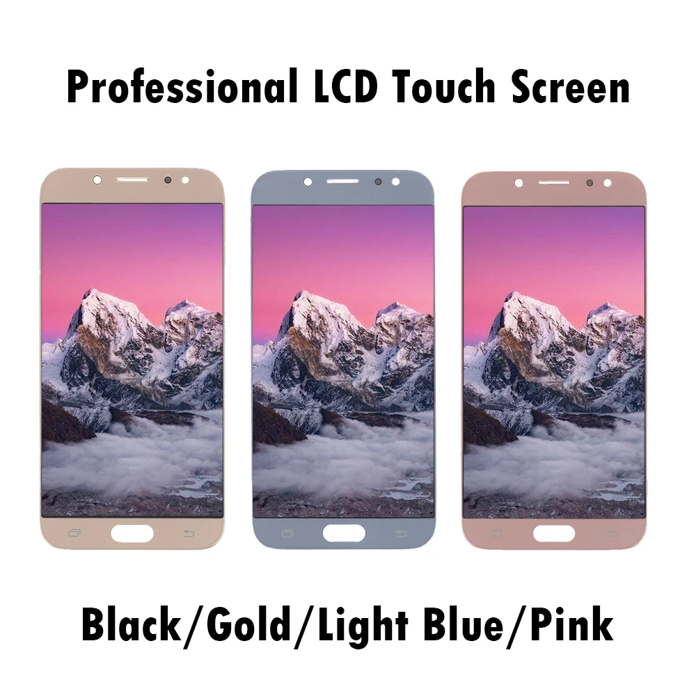 A + оригинальный активно матричные осид для samsung Galaxy J7 Pro J730 J730F 2017 полный Дисплей ЖК