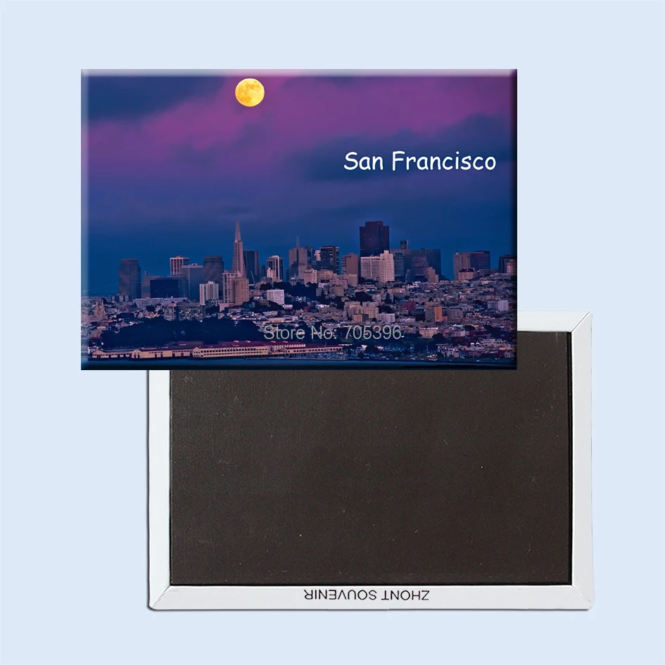 

San Francisco moon Night View Fridge Magnet,Souvenir Gifts 21005