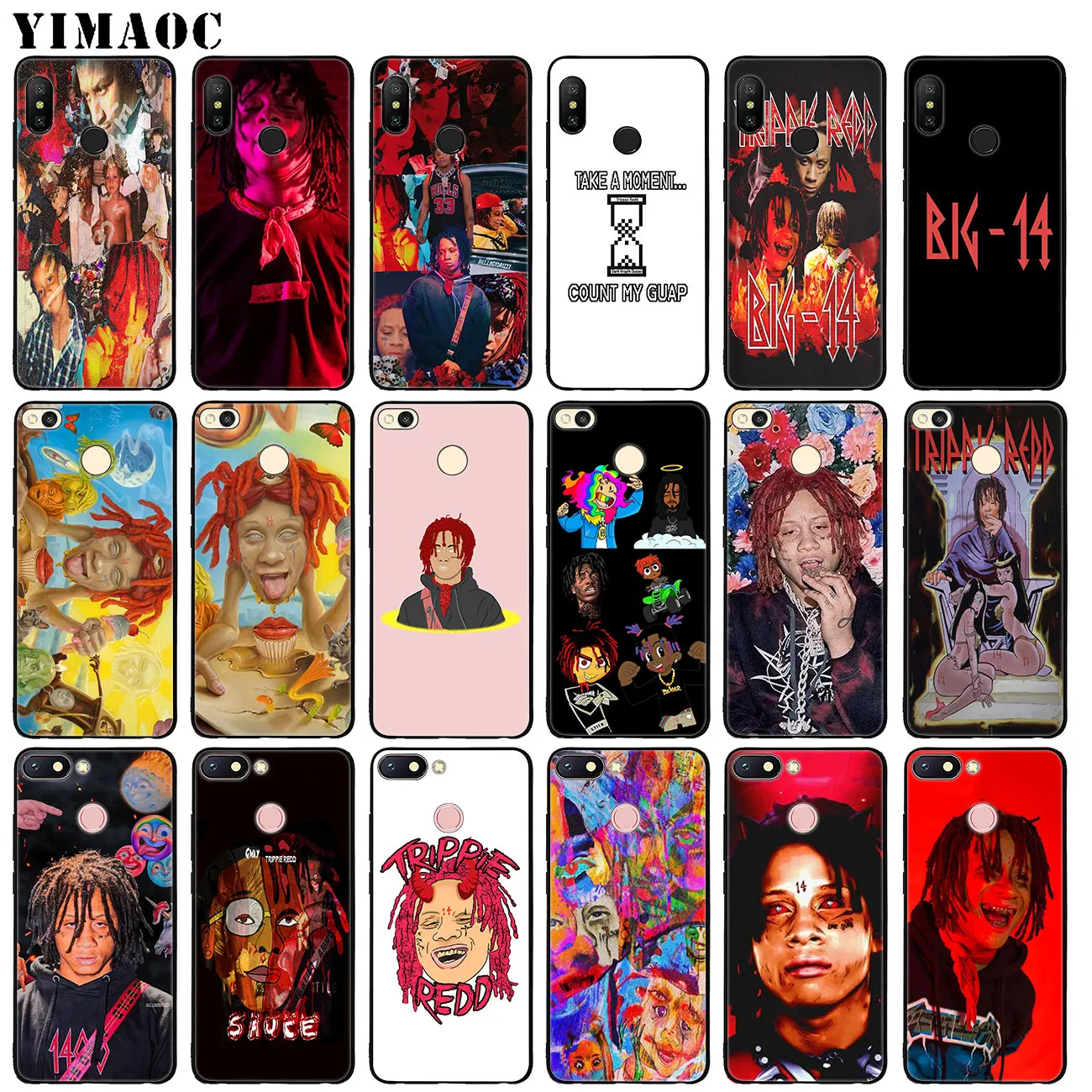 Мягкий силиконовый чехол для телефона YIMAOC hop Rap singer artist Trippie Redd Xiaomi MI 10 9 9T CC9 CC9E A3 Pro 8