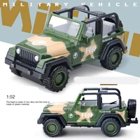 152 diecast metal alloy military tank armoured car field ambulance model toy pull back car gift for kids army soldier children