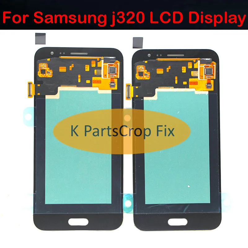 AMOLED 5 0 J3 LCD для SAMSUNG 2016 дисплей ЖК сенсорный экран дигитайзер GALAXY J320 J320FN | Мобильные