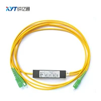 1x2 abs box fiber optic coupler fc apc connector 90x20x10mm free shipping