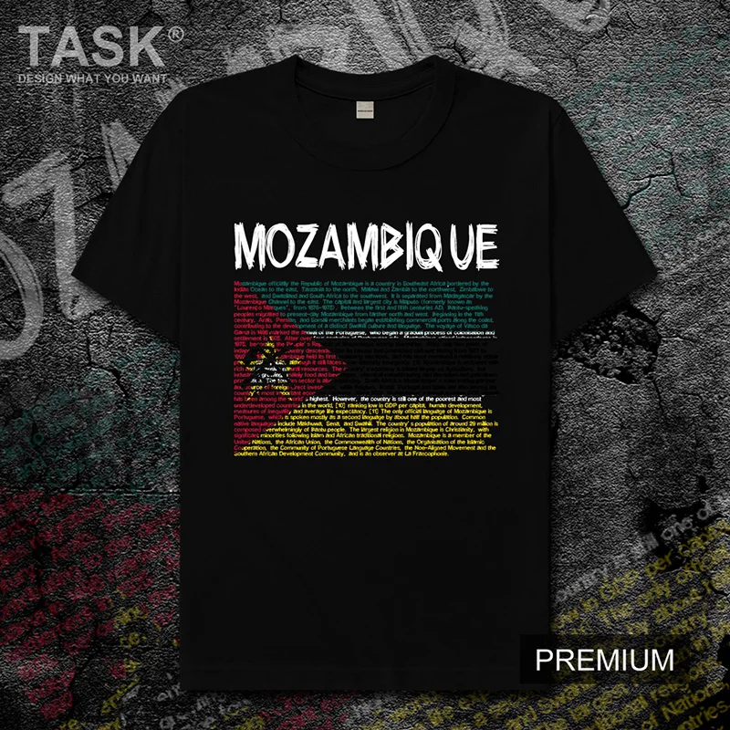MOZ Mozambican Мужская футболка Новые Топы футболки Одежда с коротким рукавом свитер