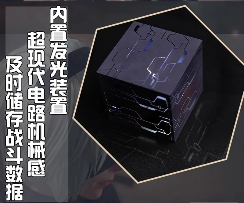 Athemis NieR Automata Cosplay Probs 9S 2B Game Cos Black Box Cube Data Storage самовзрывной креативный подарок на