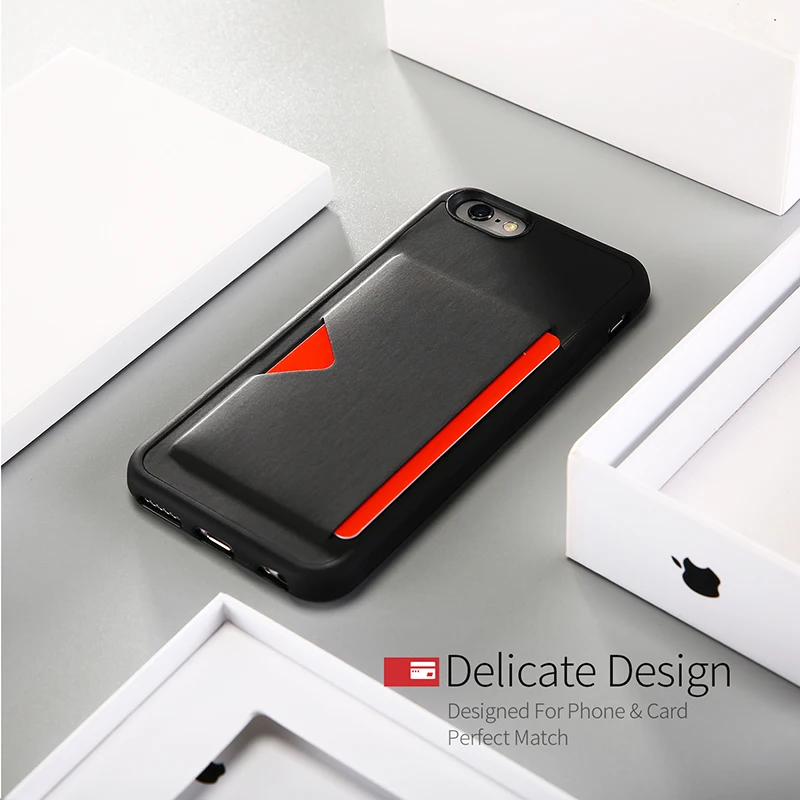 DUX DUCIS Роскошный кожаный чехол для карт iPhone 6 s кошелек Plus |