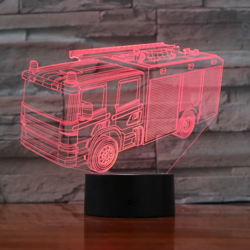 Новый светодиодный светильник VCity Luminaria Ночной противопожарная 3d лампа