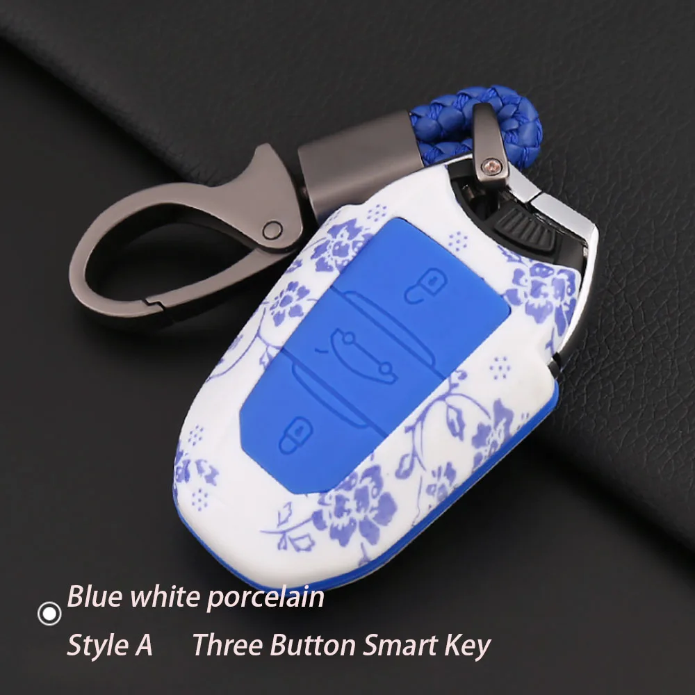 Carbon Fiber Car key case cover Fob for Citroen C4L CACTUS C5 C3 C6 C8 Peugeot 3008 308 RCZ 508 408 2008 Smart | Автомобили и