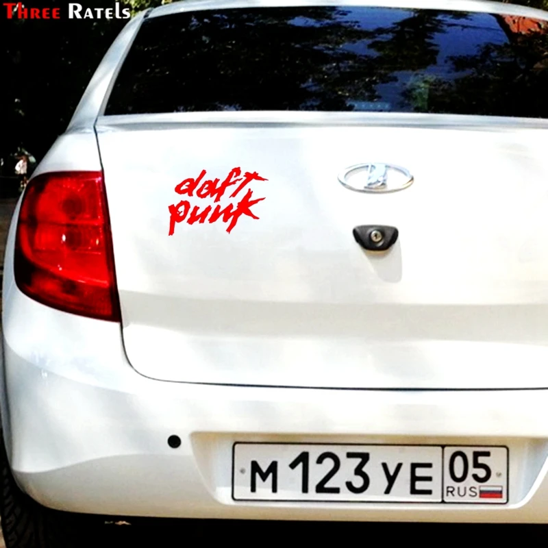 Three Ratels TZ-1363# 13.7*20см 1-3 шт прикольные наклейки на авто daft punk глупый панк французский