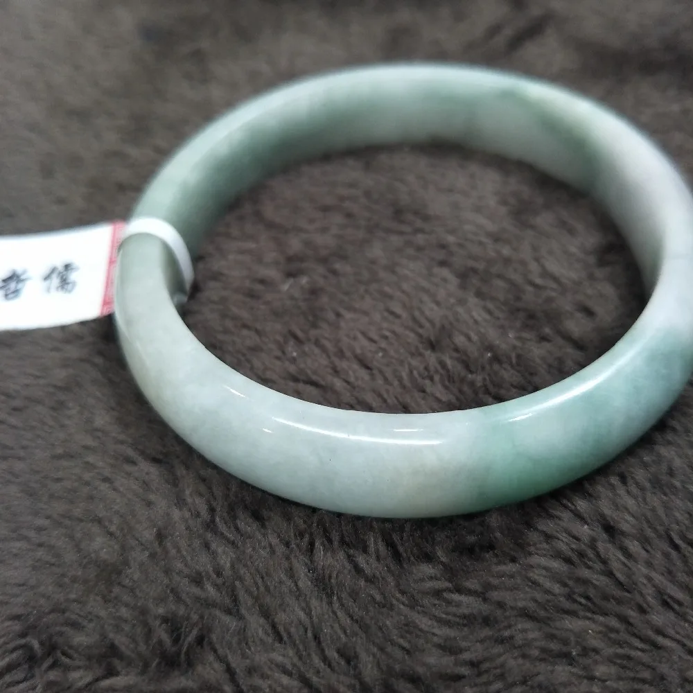 Ювелирные изделия Zheru натуральный нефритовый браслет Натуральный светло-зеленый