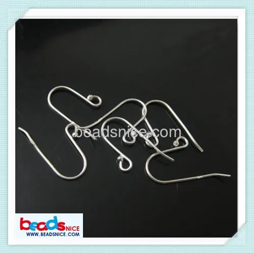 

Beadsnice ID 25344 925 silver earrings hooks earring ear wires with ball end