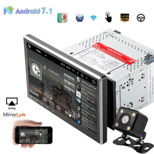 2 Din Android 7 1 в Dash автомобильный DVD стерео 10 дюймов авто радио gps навигация головное
