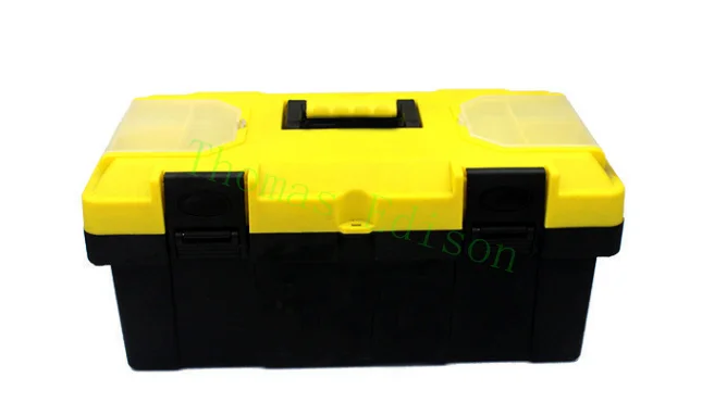 14 inch 35.5x17.5x18.5 Household vehicle storage box reinforced durable hardware maintenance plastic tool case | Инструменты