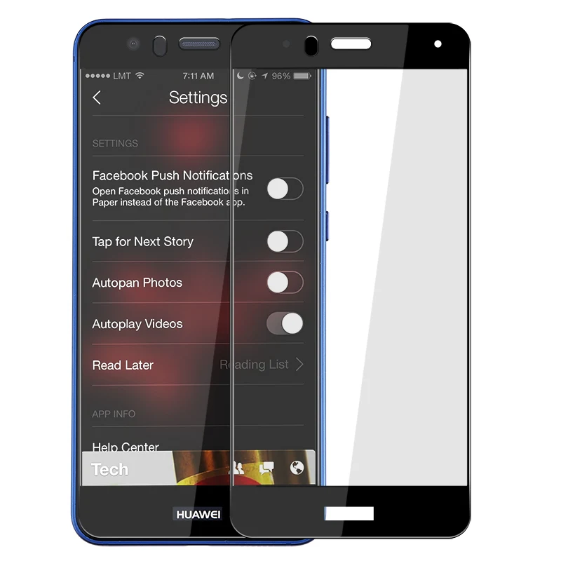 TOMKAS huawei P10 Lite Закаленное стекло протектор экрана 2.5D HD против царапин Закаленное стекло для huawei P10 Lite защитная пленка