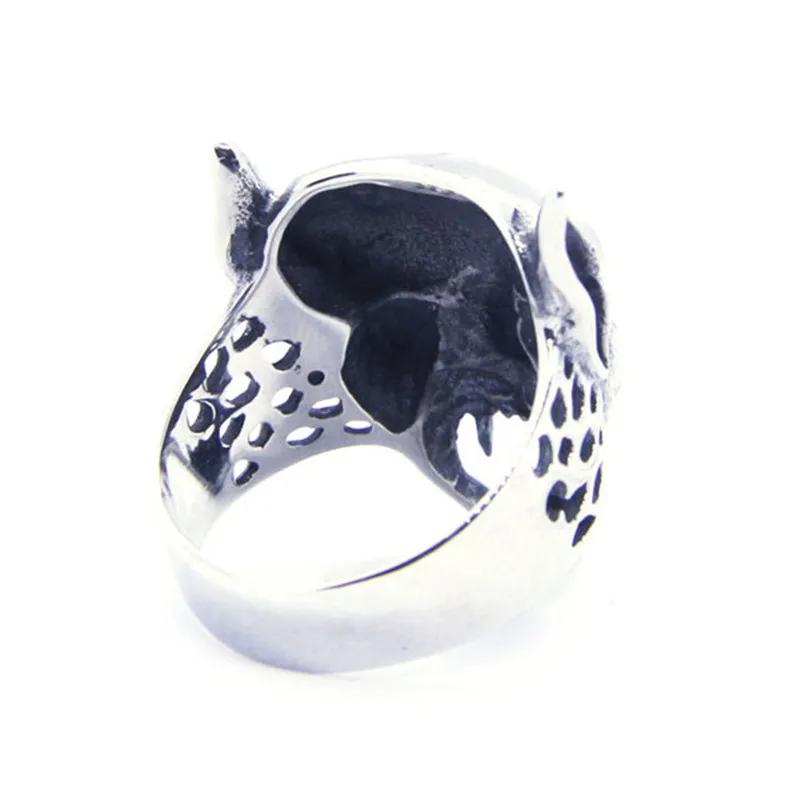 Rany&ampRoy Newest Hollow Out Skull Ring 316L Stainless Steel Jewelry Fashion Punk Style Ghost | Украшения и аксессуары