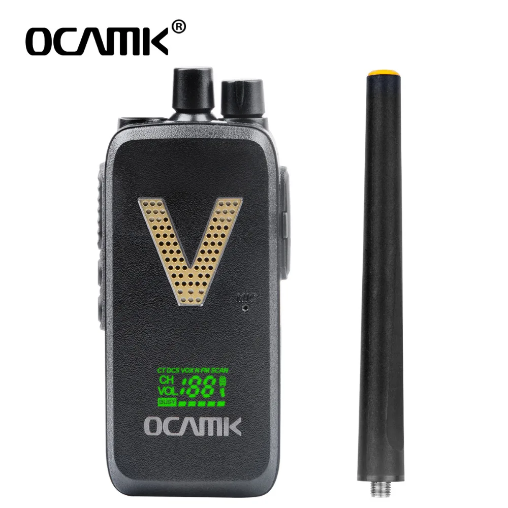 OCAMK V999S портативная рация CB радиостанция UHF 16CH стабильная двухсторонняя LED Loud Speak 5W Ham радио|Рации| |