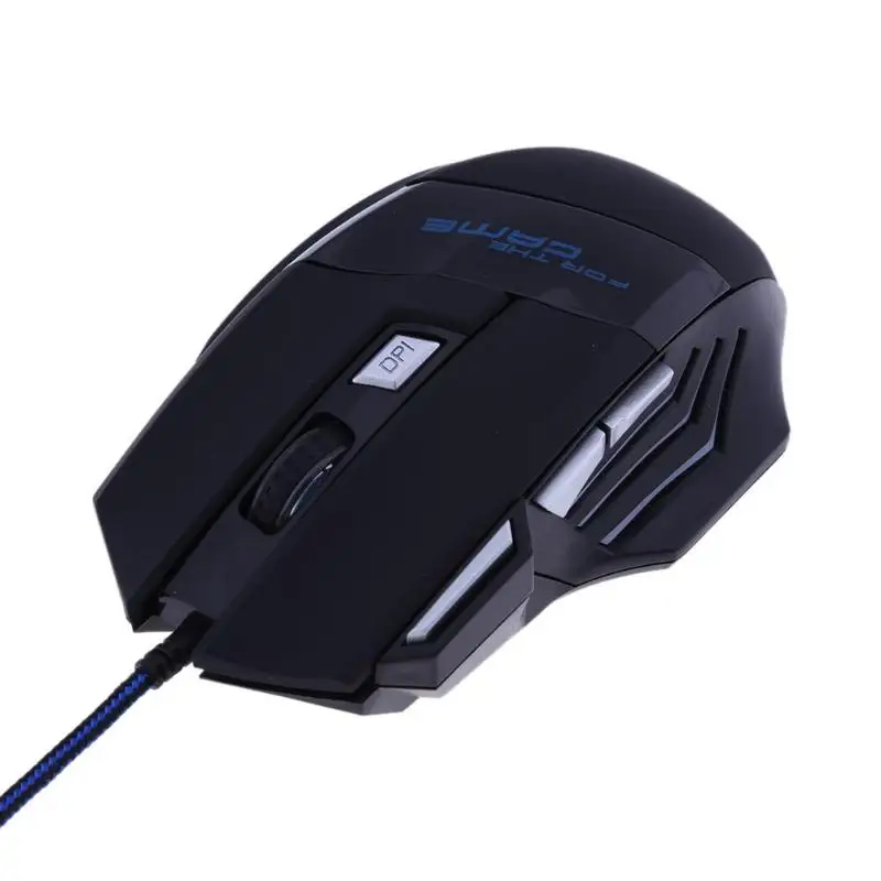 VODOOL Проводная игровая мышь USB 5500 dpi 7 кнопок светодиодный подсветка оптическая Mause USB компьютерная мышь геймерская мышь для настольного ПК ноутбука