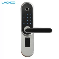 lachco 2020 smart door lock with biometric fingerprint code password digital electronic door lock for home office l19001a1