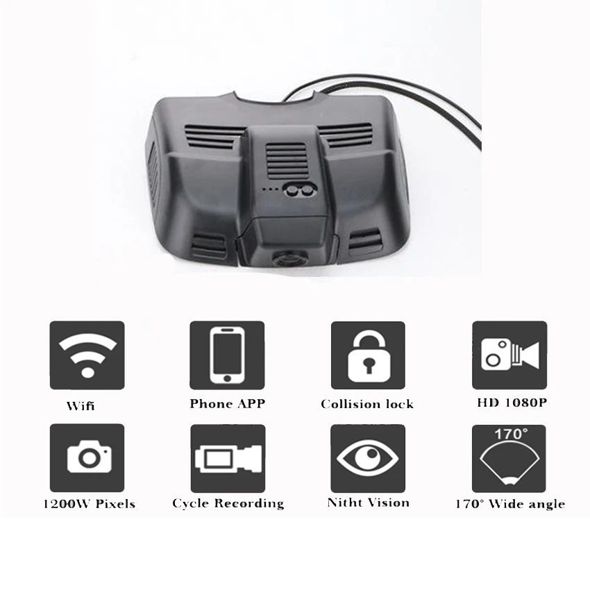 Liislee Car DVR Wifi Video Recorder Dash Cam Camera for Mercedes Benz E MB W213 W212 E63 E250 C207 A207 E300 E400 E450 2009~2019 |
