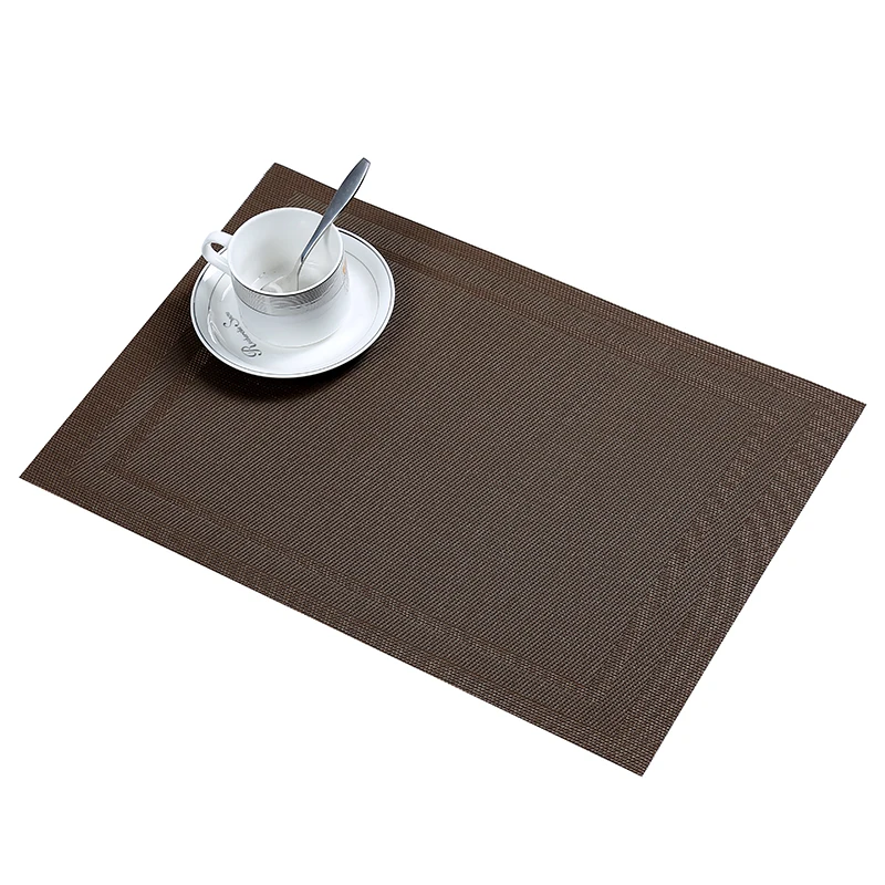Double Frame PVC Western Cushion Japanese European Heat Insulation Table Environmental Protection | Дом и сад