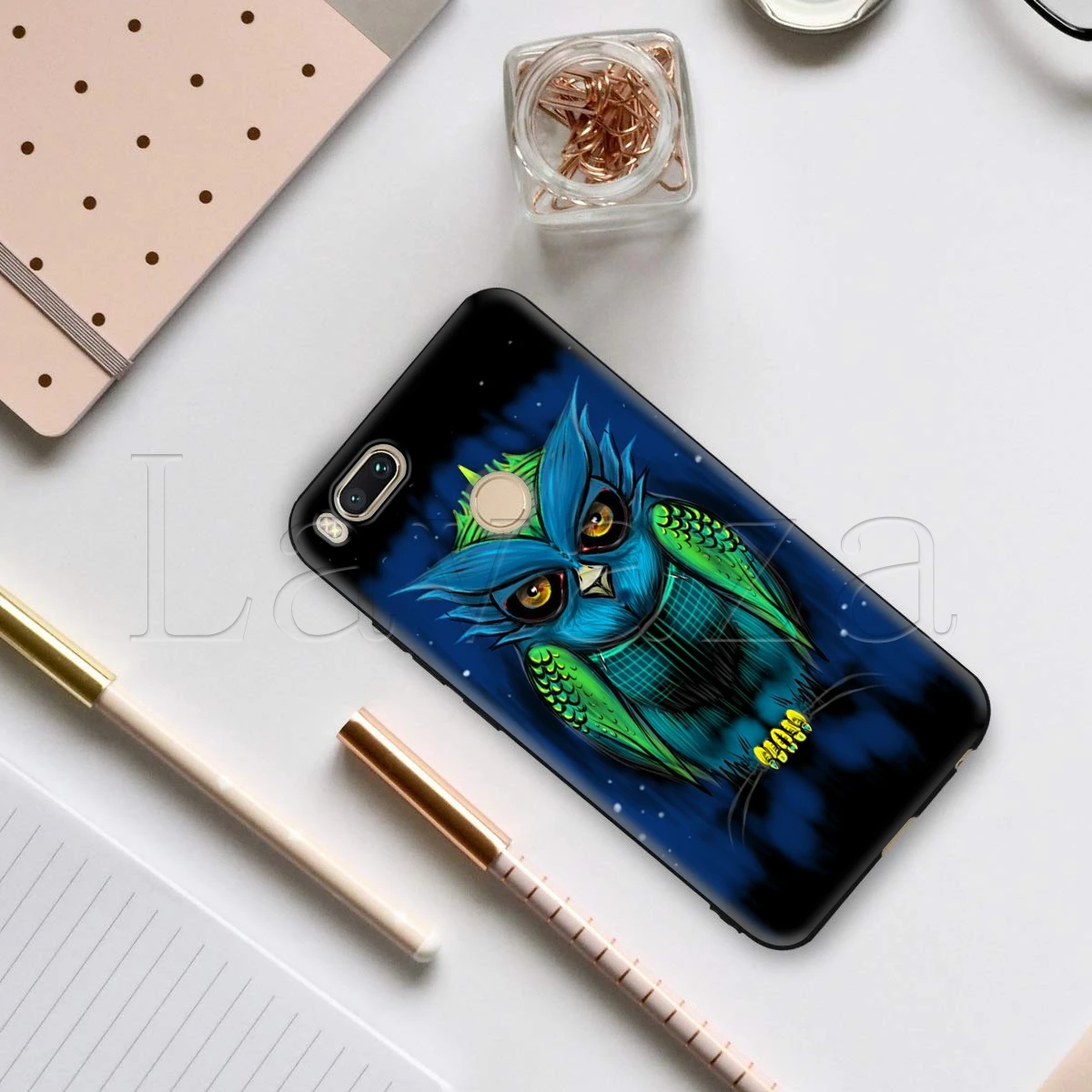 Силиконовый чехол Lavaza с изображением милой Совы сердец влюбленных