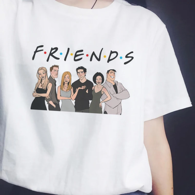 Модная футболка с надписью best Friends TV женские летние топы забавная Повседневная