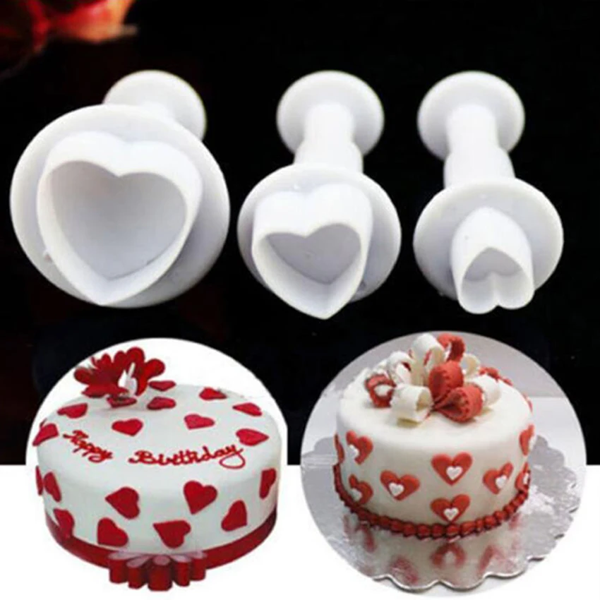 Цветок 33 шт./компл. Fondant (сахарная) печенье нож для разрезания торта эжектор штамп