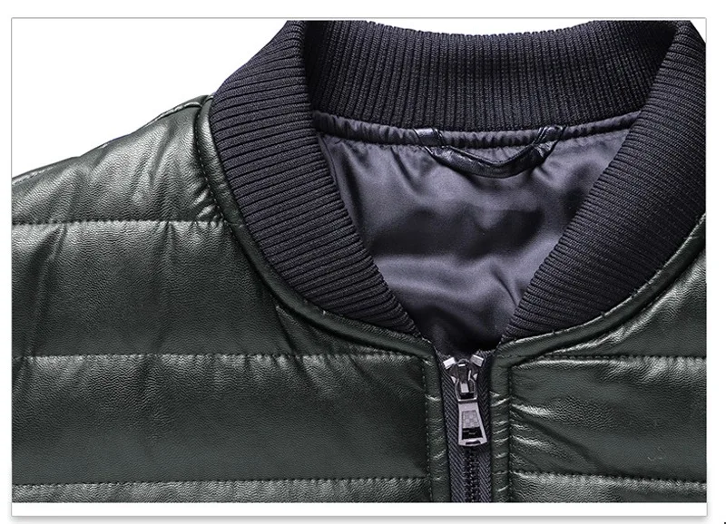 MFERLIER размера плюс большой 8XL Куртки из искусственной кожи 7XL 6XL мужские зимние бейсбольные куртки с воротником мужские кожаные черные мотоциклетные куртки пальто