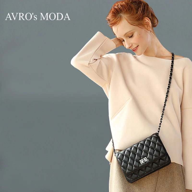 AVRO's MODA брендовые сумки на плечо из натуральной кожи для женщин Роскошные