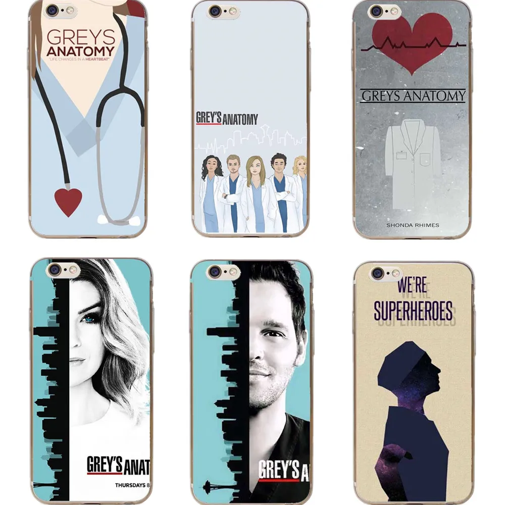 Красивый жесткий чехол для телефона iPhone 7 Plus 6 S 5s 5 SE 8 Cute GREYS Anatomy Quotes | Мобильные