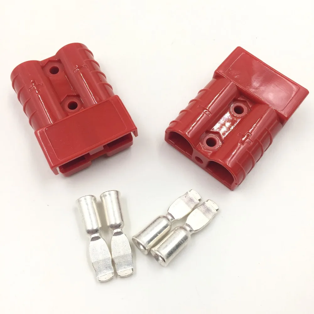 2 шт. силовые продукты SB50 600V Разъем 992G1 красный 8AWG 5952 pin кабель|cable connector|cable pincable red |