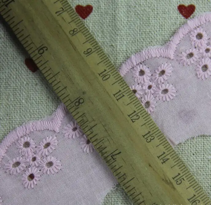 5 Yards 3 Colors 100% Cotton Embroidered Lace Trim Cloth Hollow Clothing Accessories DIY Fabric | Дом и сад