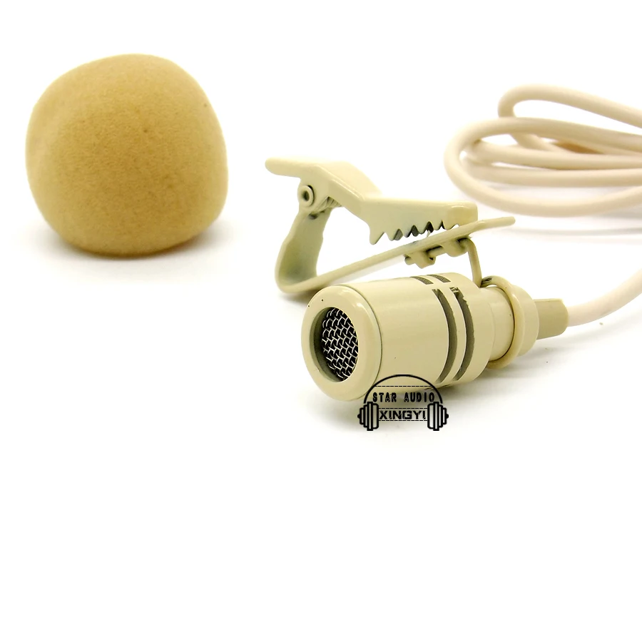 Мини коннектор XLR 4 Pin TA4F петличный микрофон с зажимом для галстука на лацкане Shure