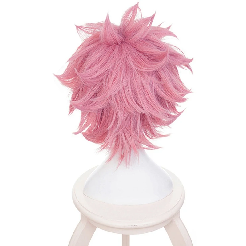 Boku no Hiro Akademia Mina Ashido короткий парик мой герой Academy Ashido Mina розовый косплей парик+ парик шапка