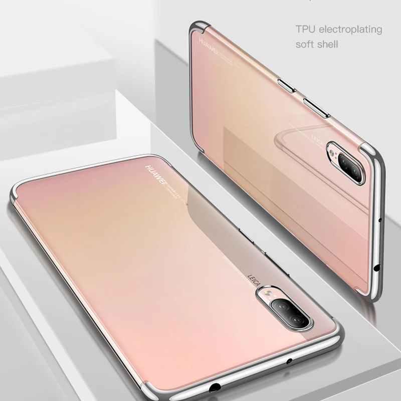 Мягкий чехол из тпу с покрытием для Huawei P20 P10 Lite Mate 20 X 10 Pro P9 P8 чехлы Honor 8X Max 8C Note 9 8